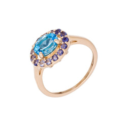 Rosa-topaze bleue lolite debout-ANAUPARIS